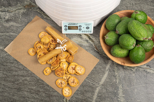 Feijoa- und Apfel-Fruchtleder