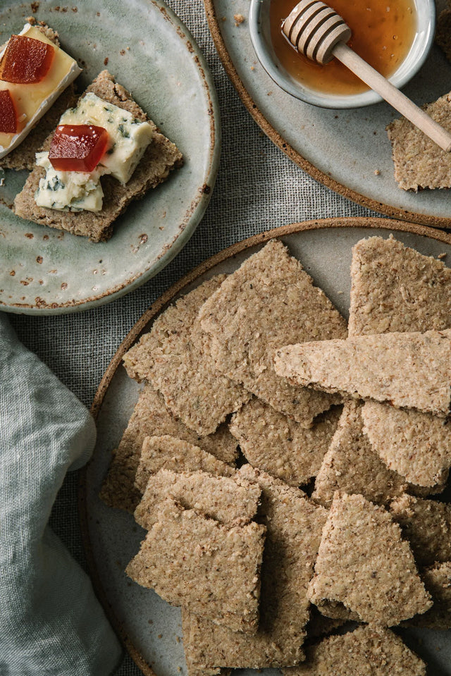 Walnuss-Hafer-Cracker
